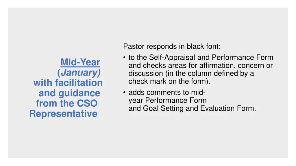 pastor responds in black font to the self