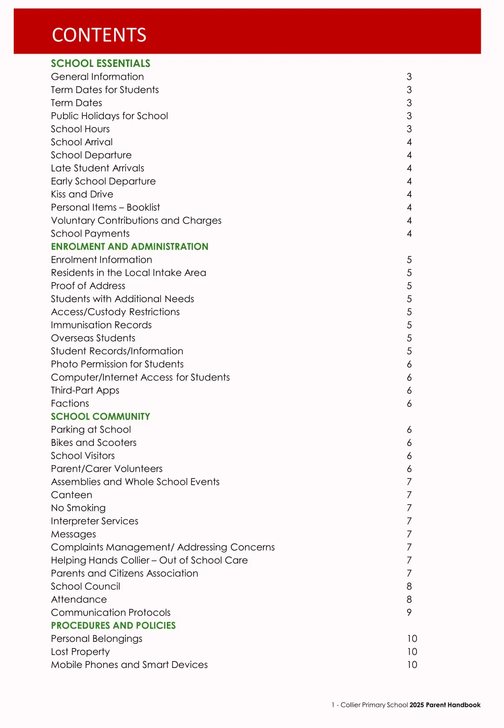 contents