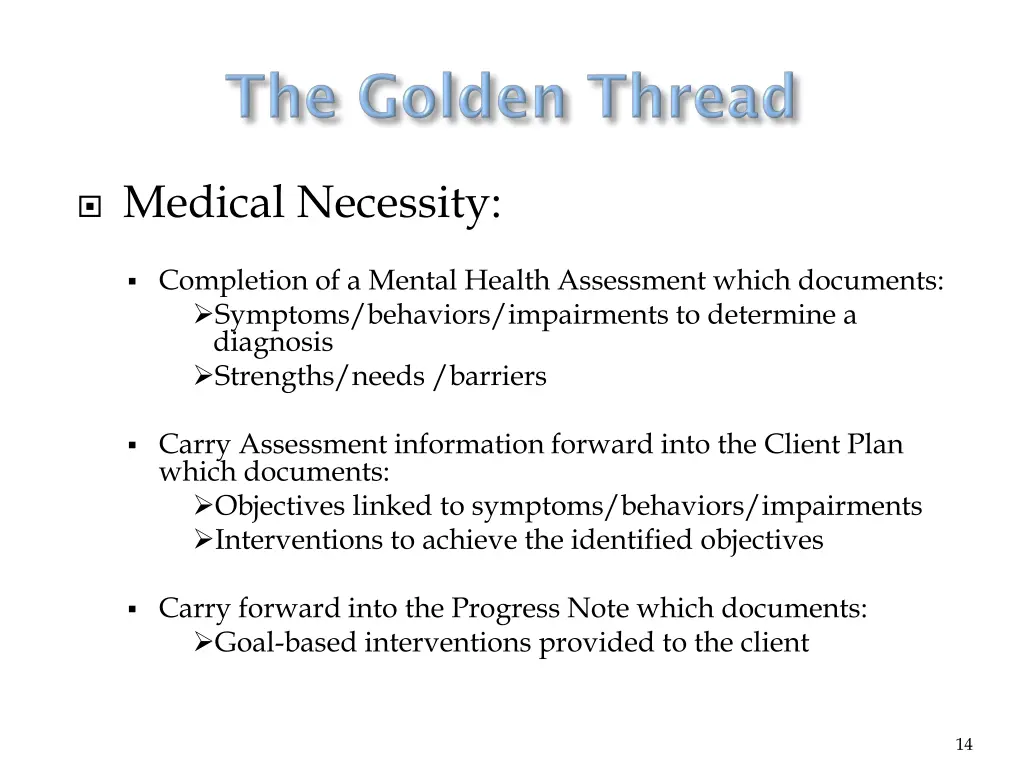 medical necessity