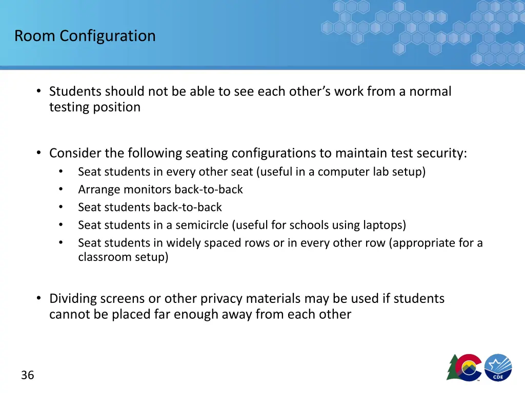 room configuration