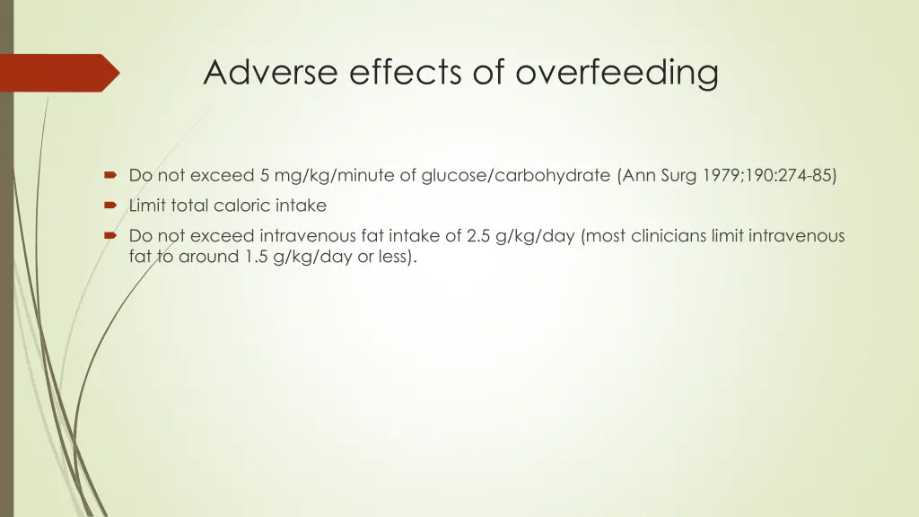 adverse effects of overfeeding