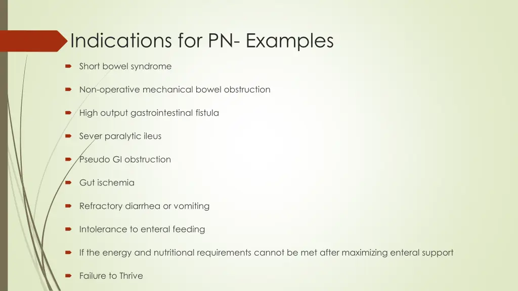 indications for pn examples