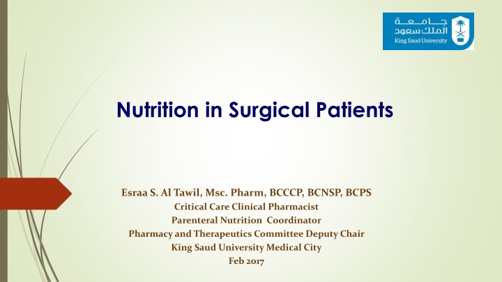nutrition in surgical patients