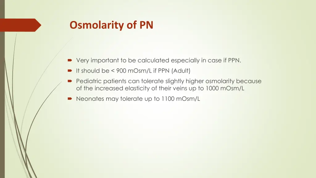 osmolarity of pn