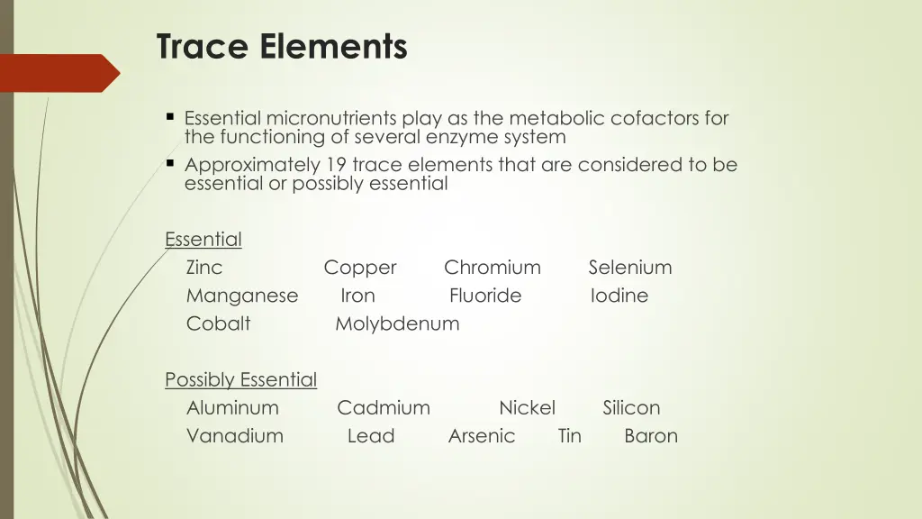 trace elements 1