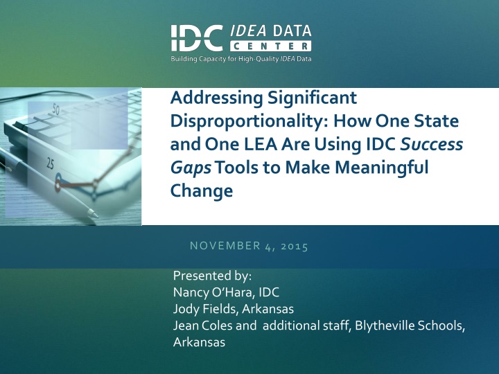 addressing significant disproportionality
