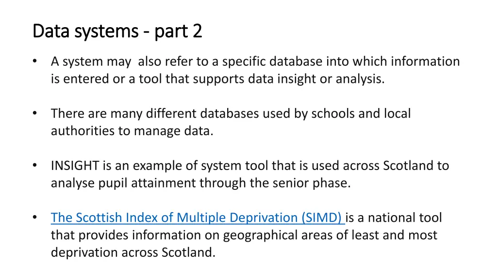 data systems data systems part 2