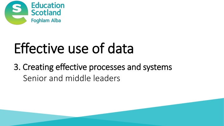 effective use of data effective use of data