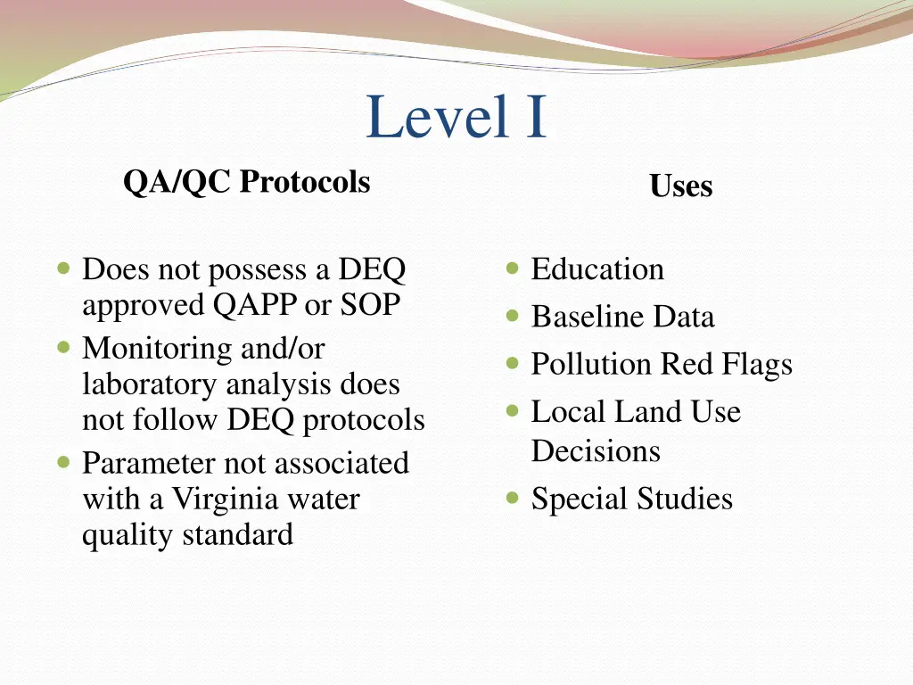 level i