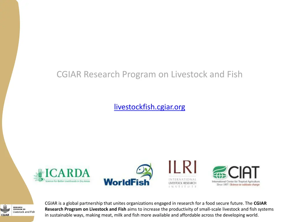 cgiar research program on livestock and fish