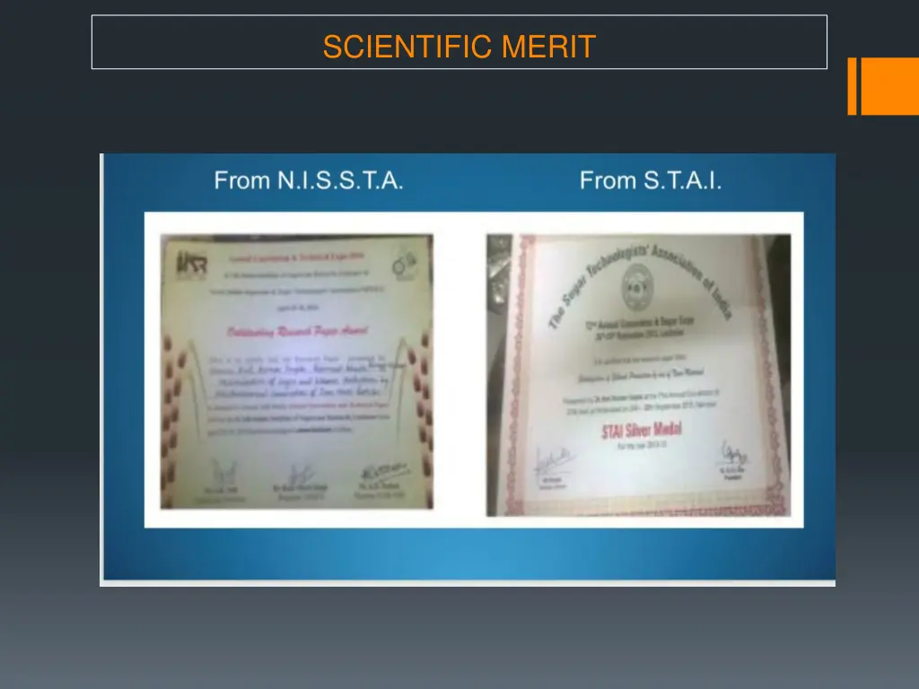 scientific merit