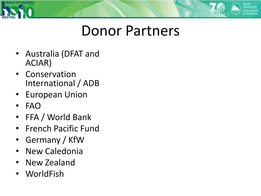 donor partners