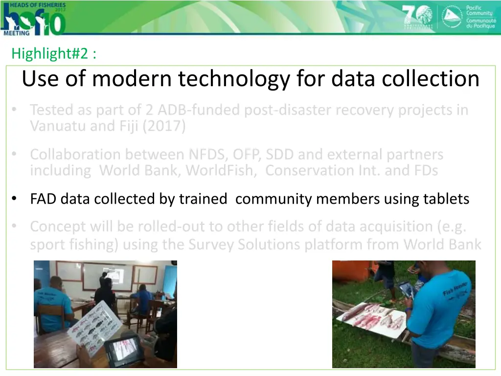 highlight 2 use of modern technology for data 3