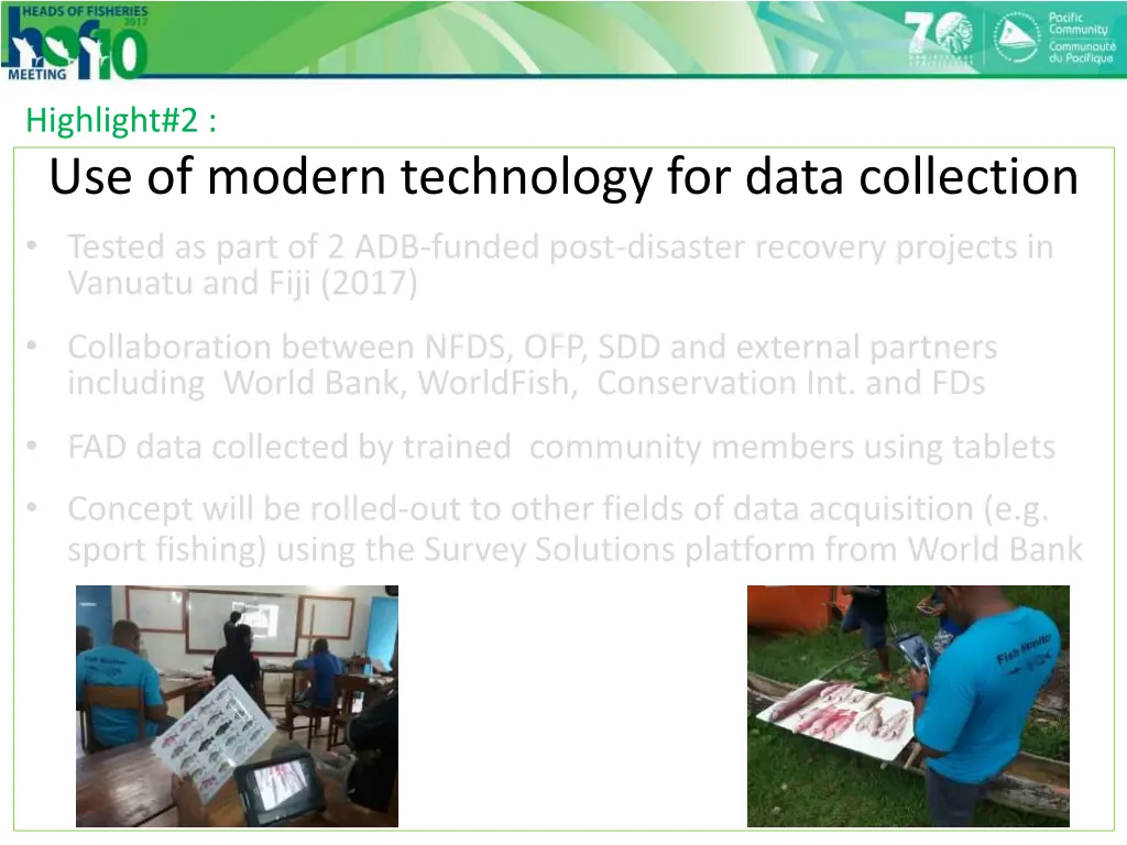 highlight 2 use of modern technology for data