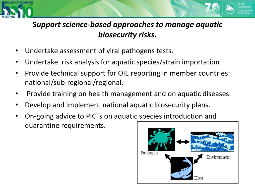 s upport science based approaches to manage