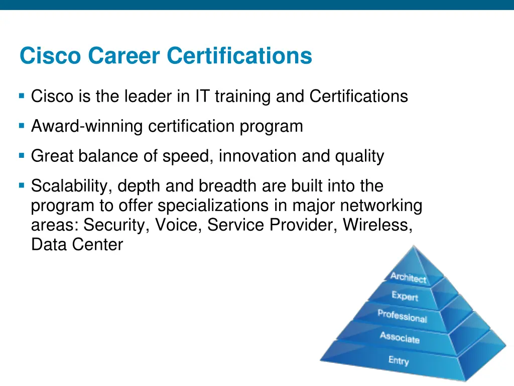 cisco career certifications