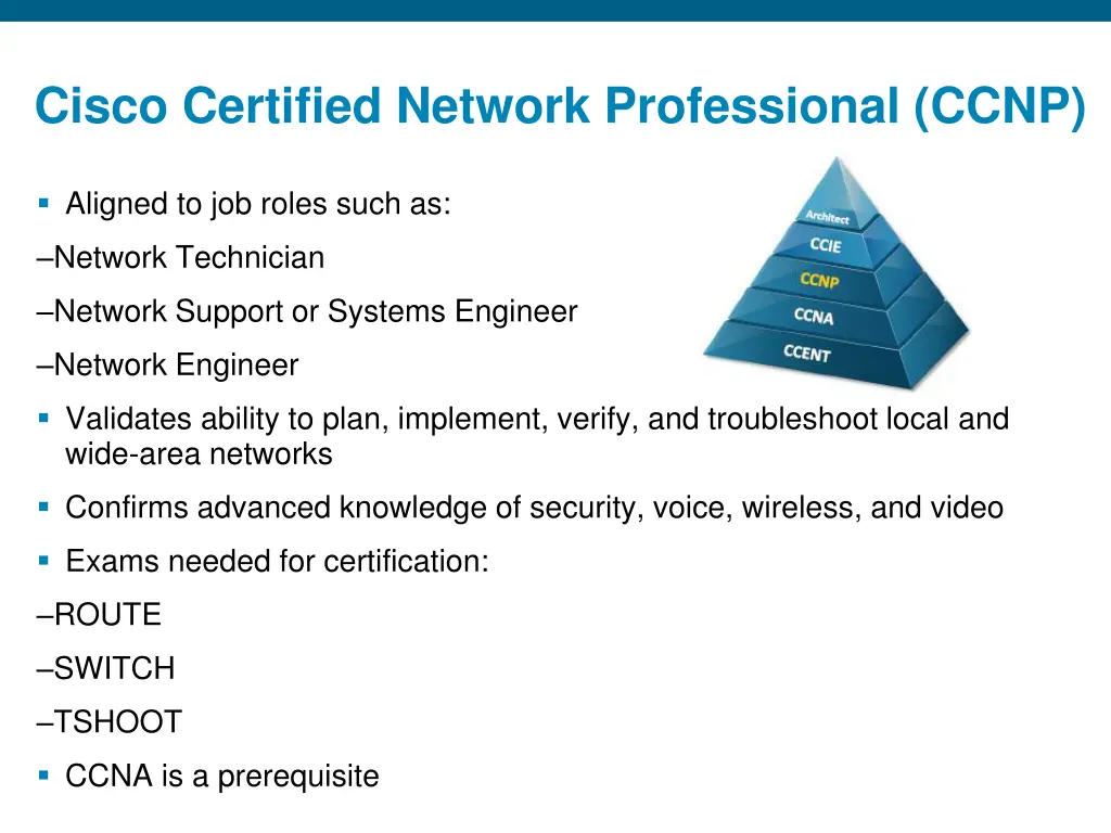 cisco certified network professional ccnp
