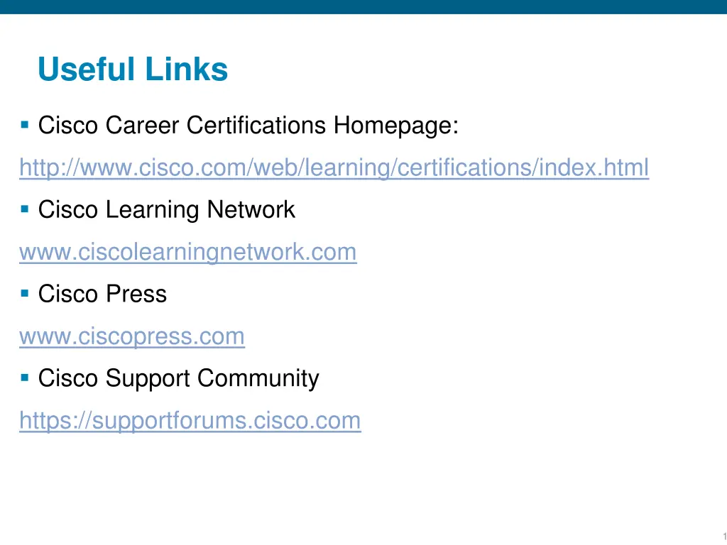 useful links
