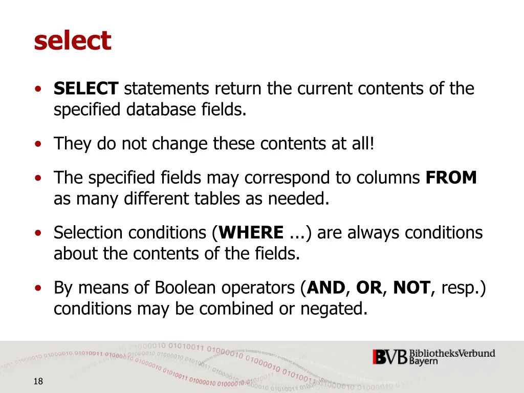 select