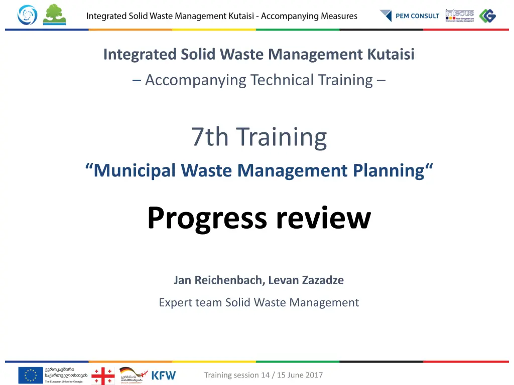 integrated solid waste management kutaisi