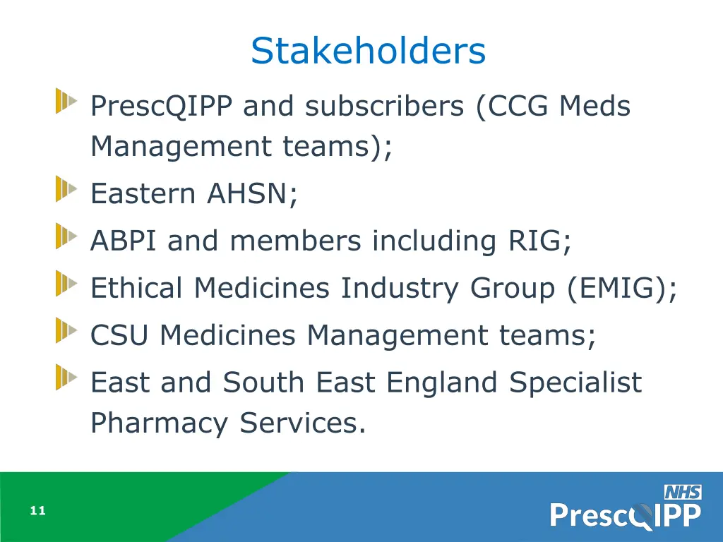 stakeholders