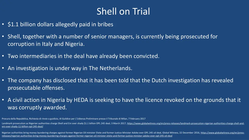 shell on trial