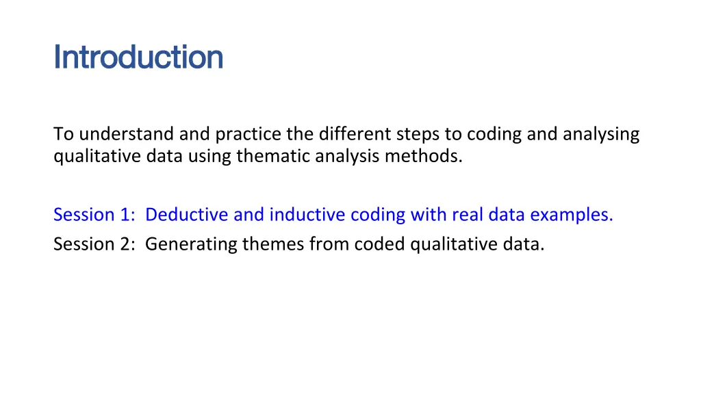 introduction introduction