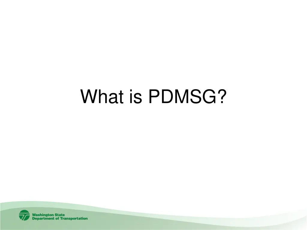 what is pdmsg