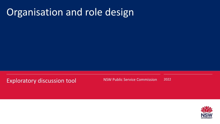 organisation and role design
