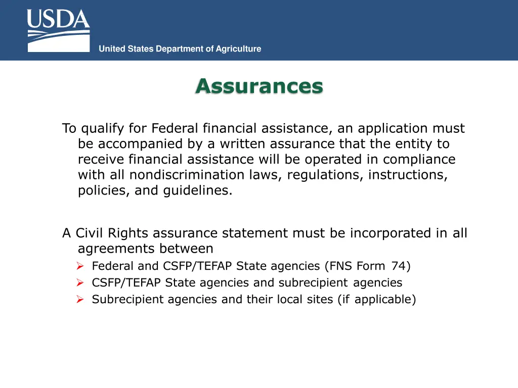 united states department of agriculture 7