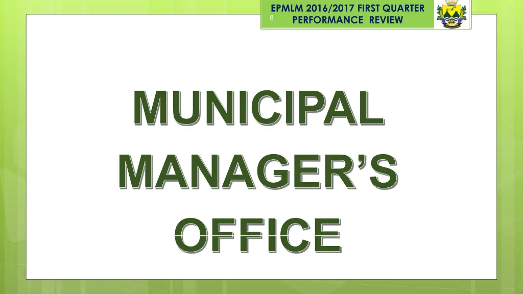 epmlm 2016 2017 first quarter performance review 1