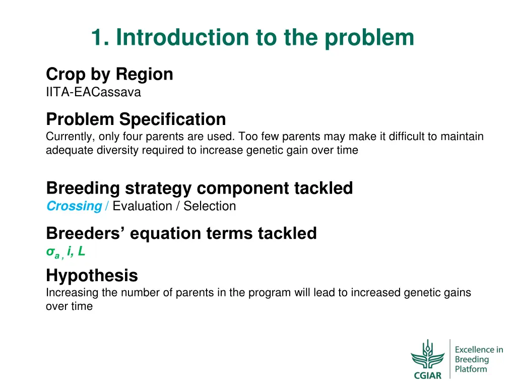 1 introduction to the problem