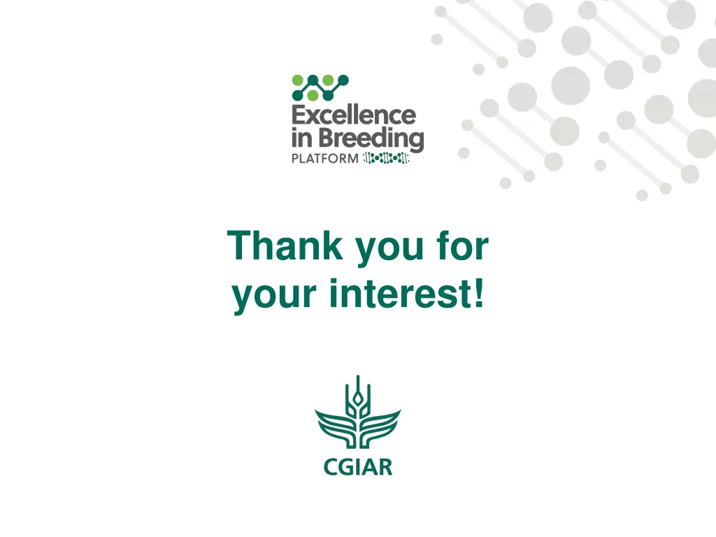 thank you for your interest
