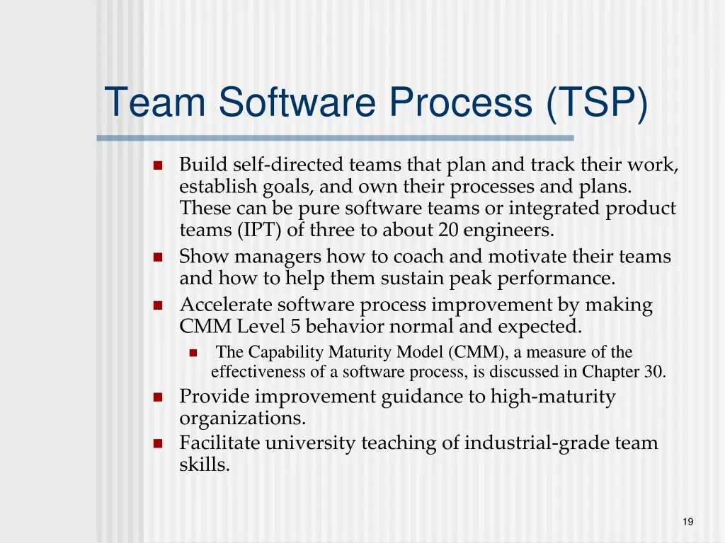 team software process tsp