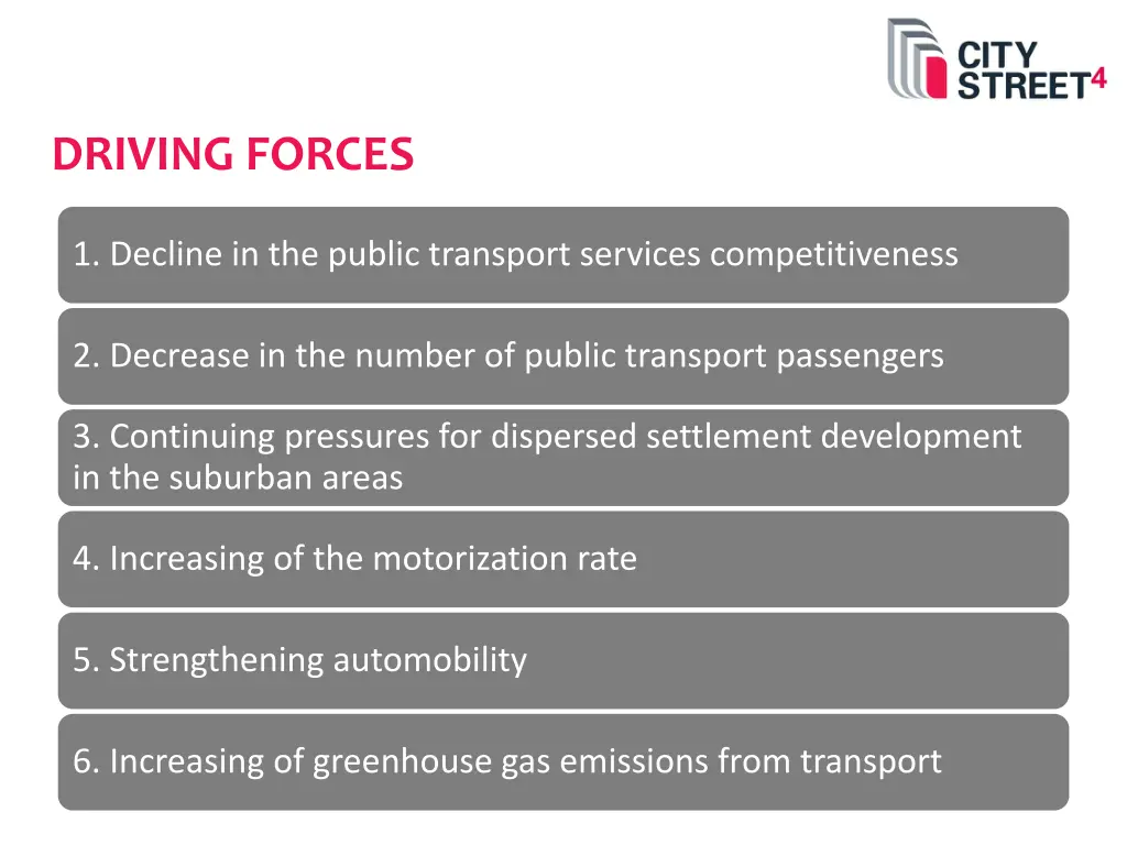 driving forces