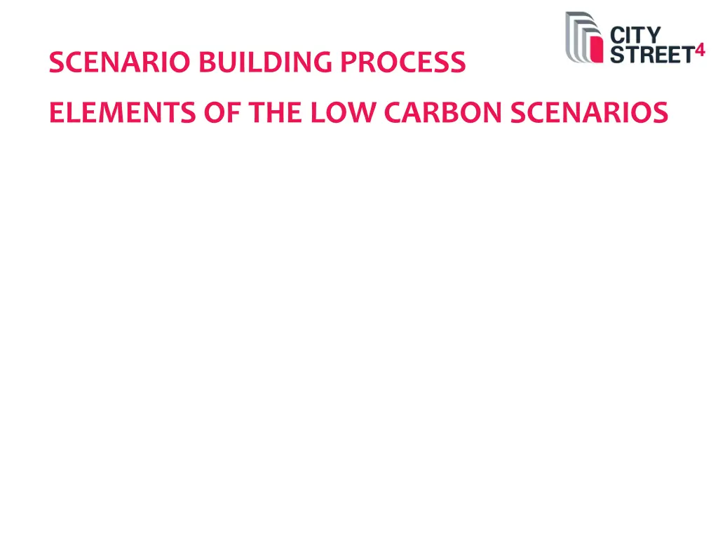 scenario building process