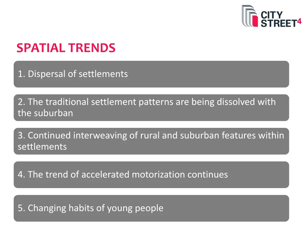 spatial trends