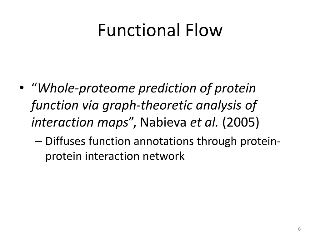 functional flow