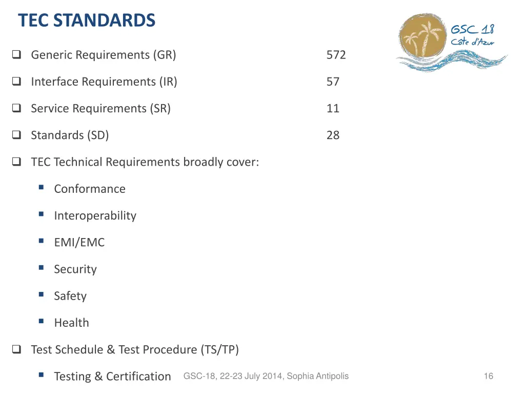 tec standards