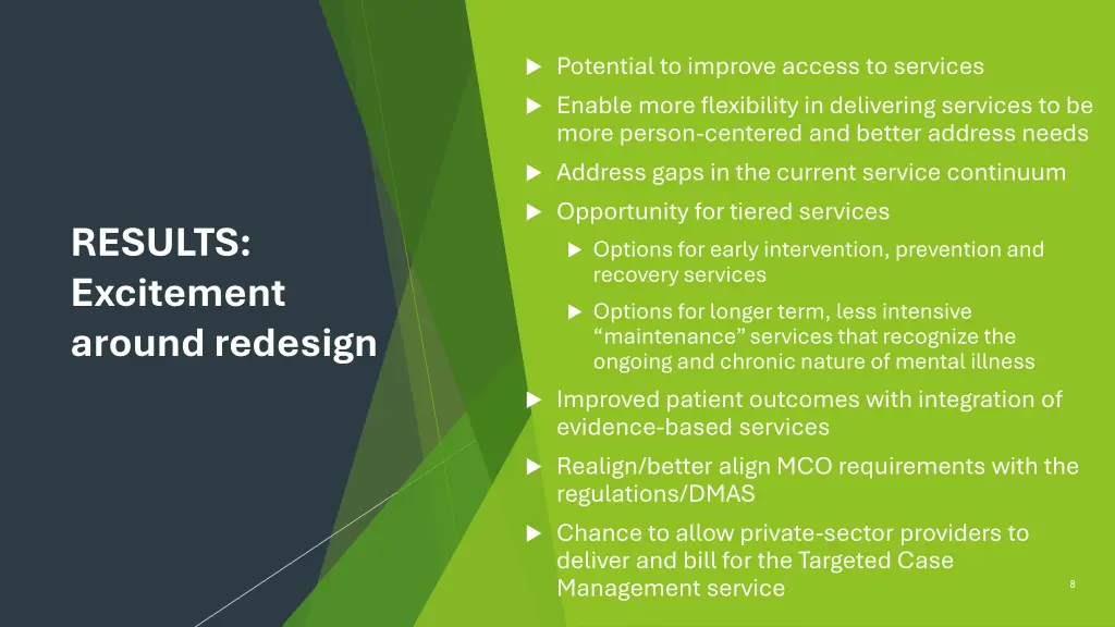 potential to improve access to services enable