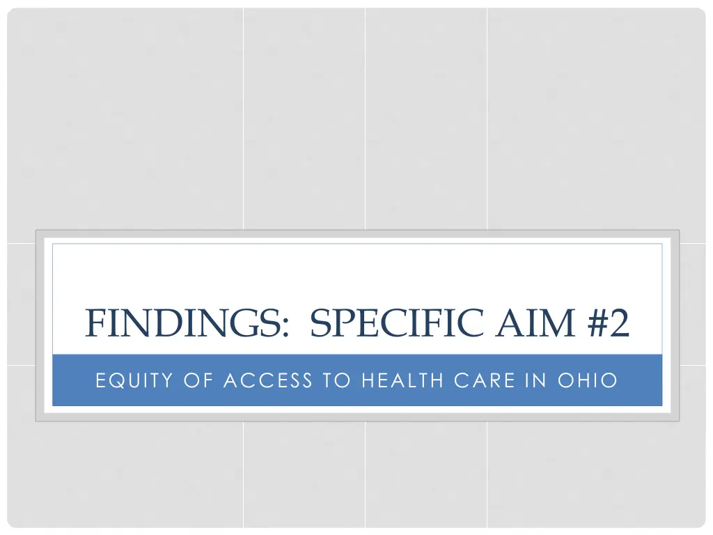 findings specific aim 2