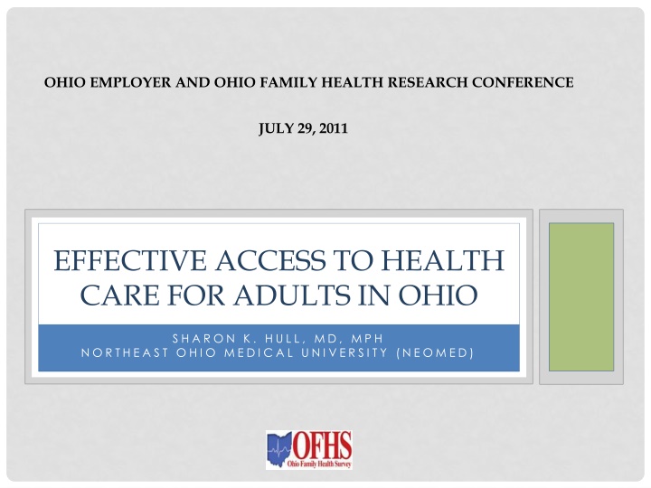 ohio employer and ohio family health research