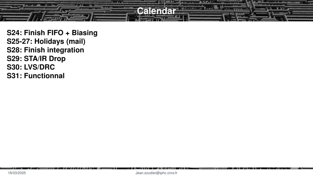 calendar