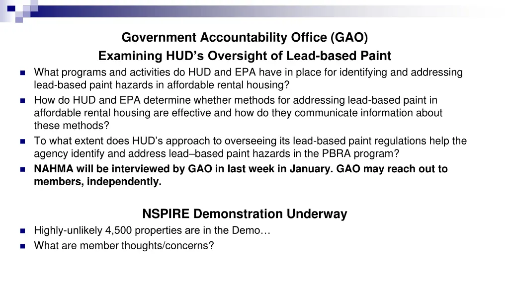 government accountability office gao examining