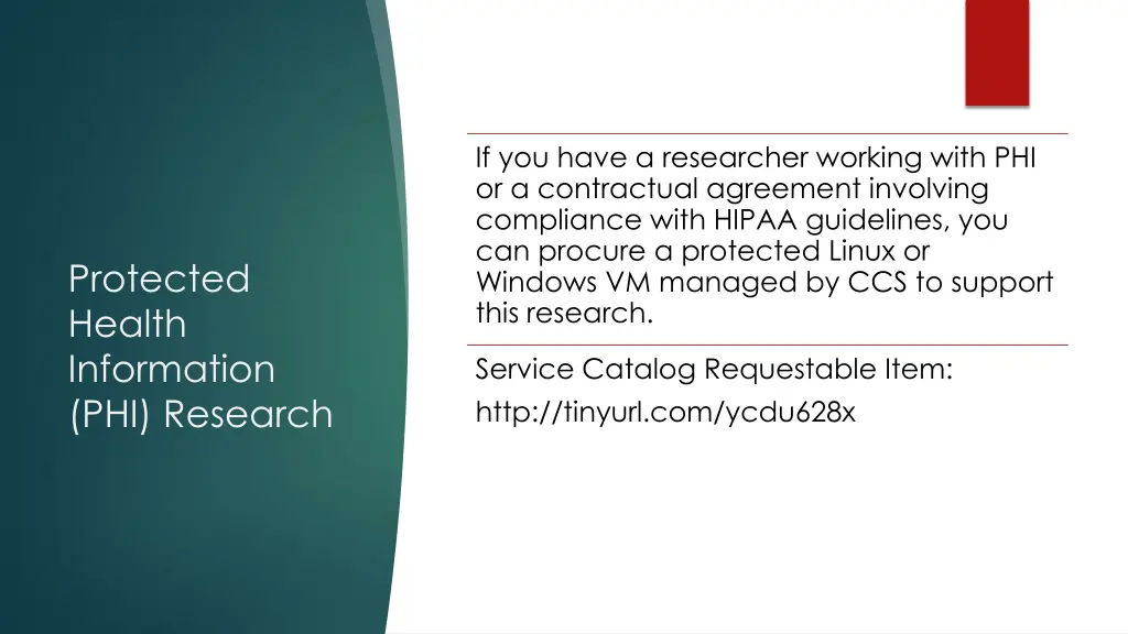 if you have a researcher working with