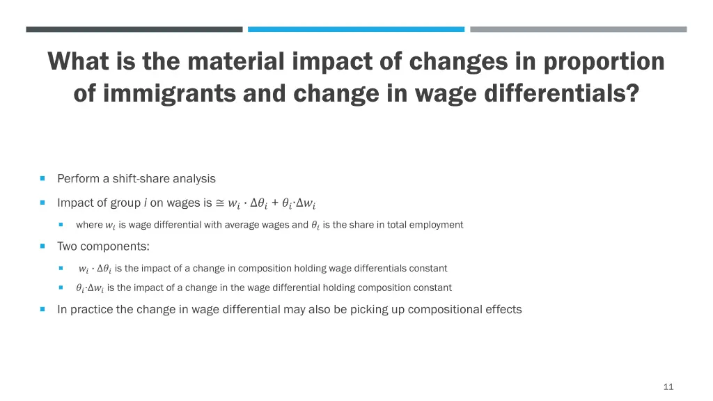 what is the material impact of changes