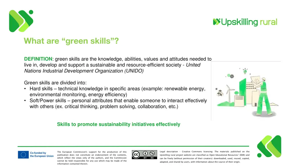 what are green skills