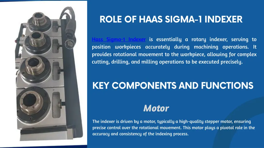 hass sigma 1 indexer is essentially a rotary