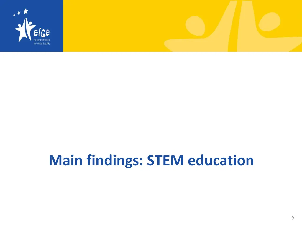 main findings stem education