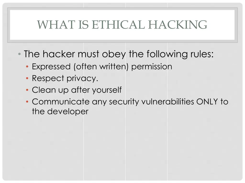 what is ethical hacking 1